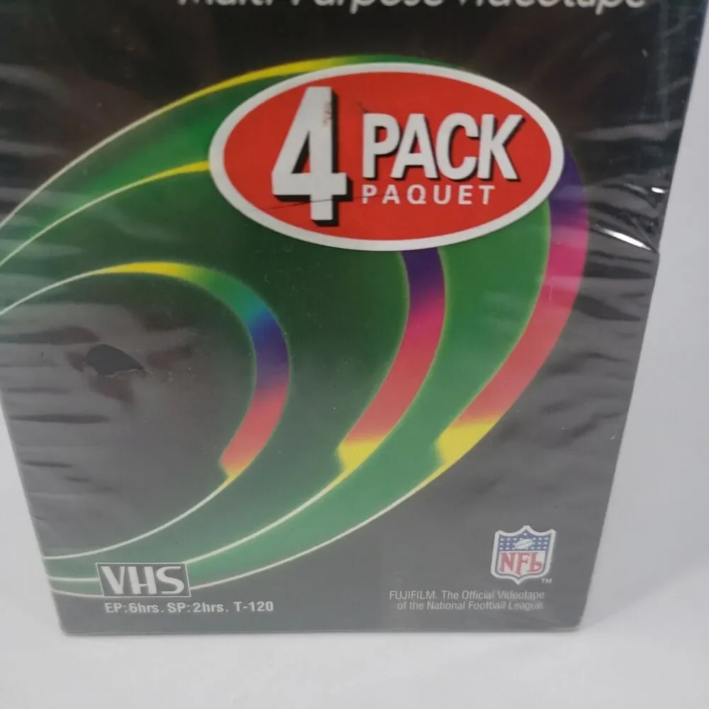 Fujifilm HQ120 T-120 VHS NEW Blank Video Tapes 6 Hours each High Quality Fuji